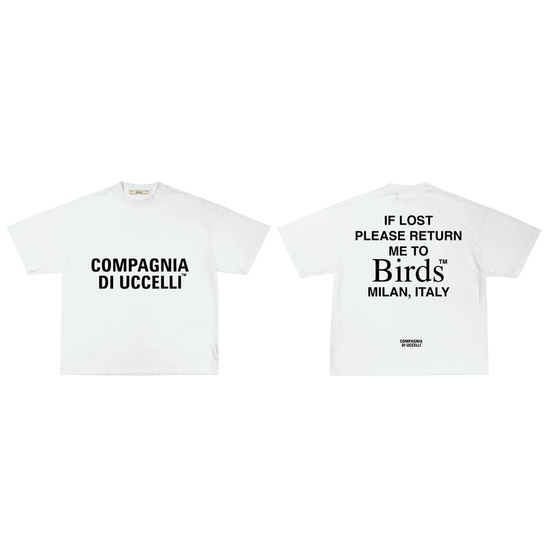 Birds "Lost Merch" Ivory Ultra-Premium Oversized S/S Box T-Shirt - Fresh N Fitted Inc