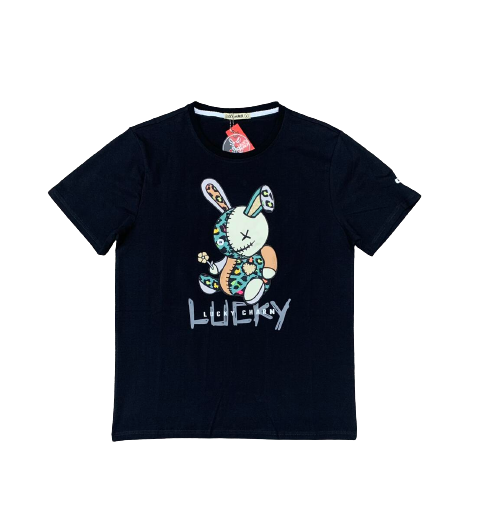 BKYS 'Leopard Lucky' T-Shirt (Black) T932 - Fresh N Fitted Inc
