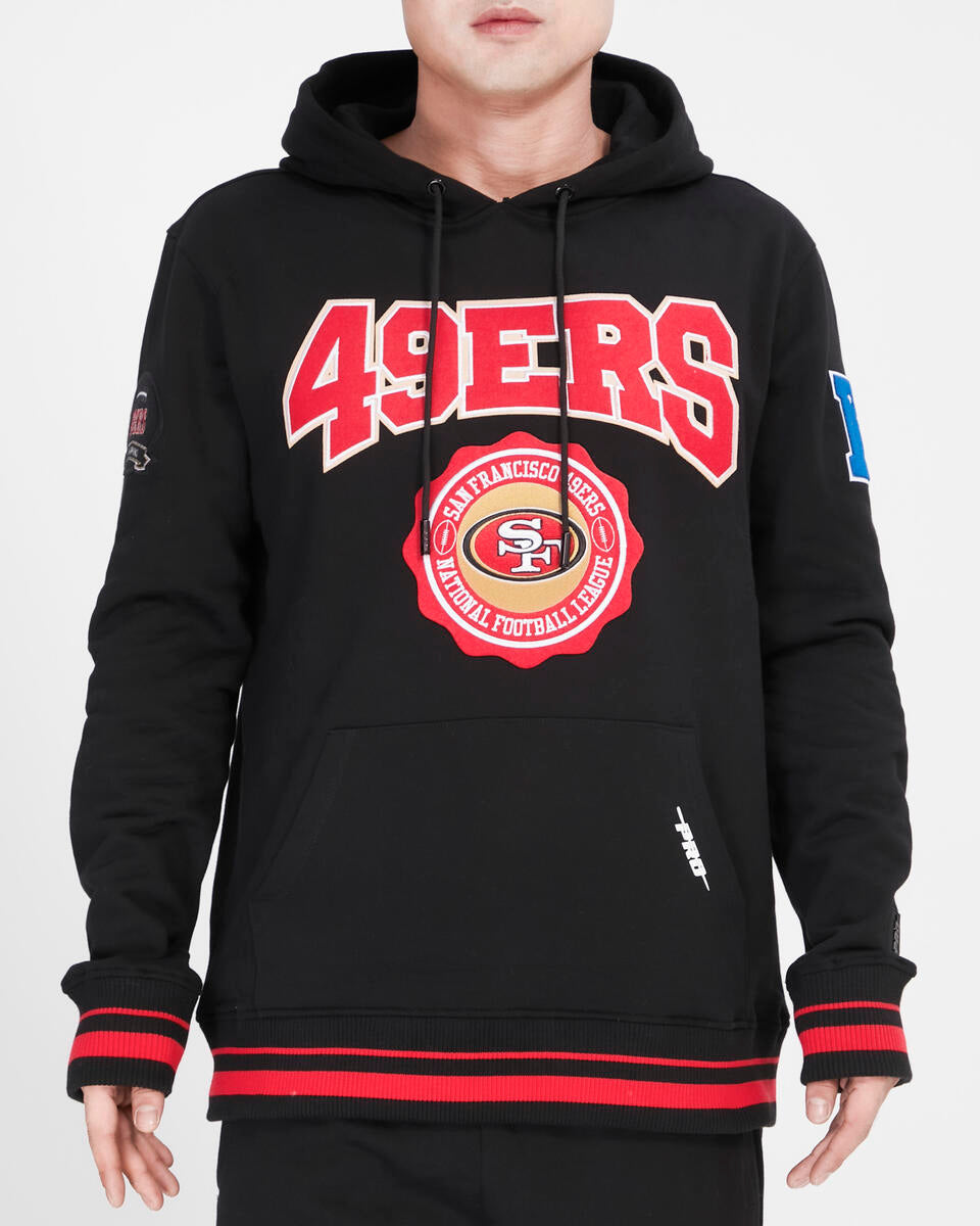 Pro Standard 'San Francisco 49ers Crest Emblem RIB FLC PO Hoodie