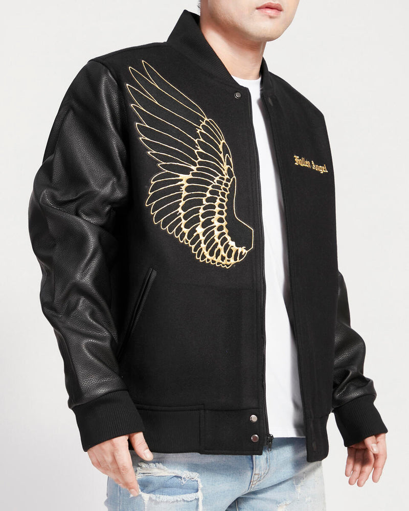 Roku Studio 'Fallen Angel' Varsity Jacket - Fresh N Fitted Inc