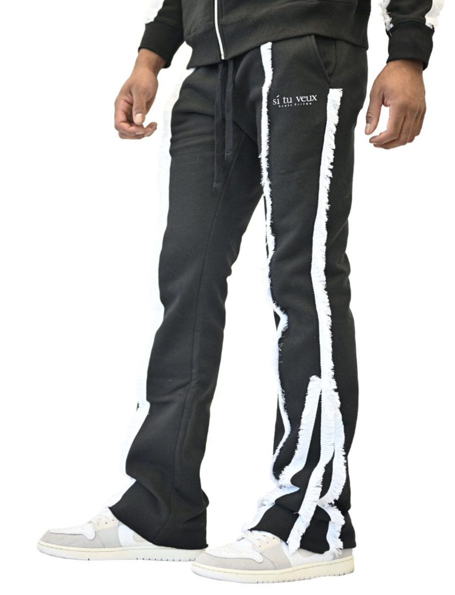 Si Tu Veux 'Daredevil' Stacked Joggers | FRESH N FITTED-2 INC