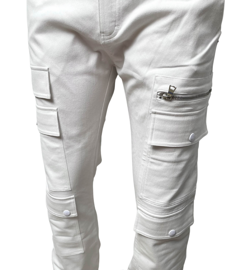 Genuine Twill Stacked Pants (Natural) GN166 - Fresh N Fitted Inc