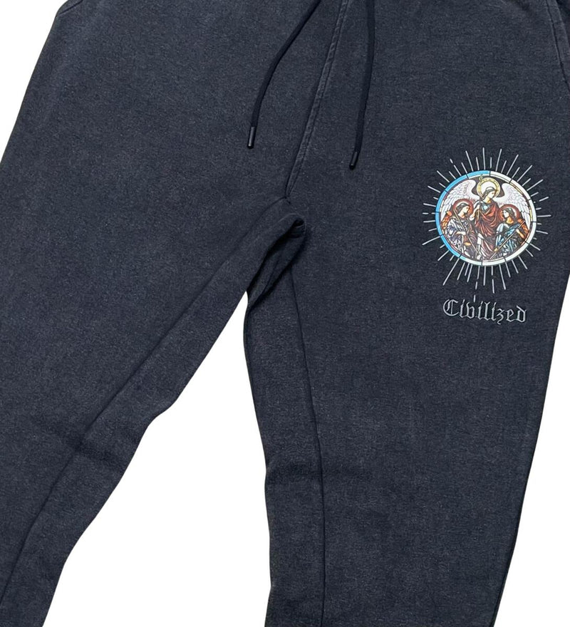 Civilized 'Holy Angels' Stack Joggers