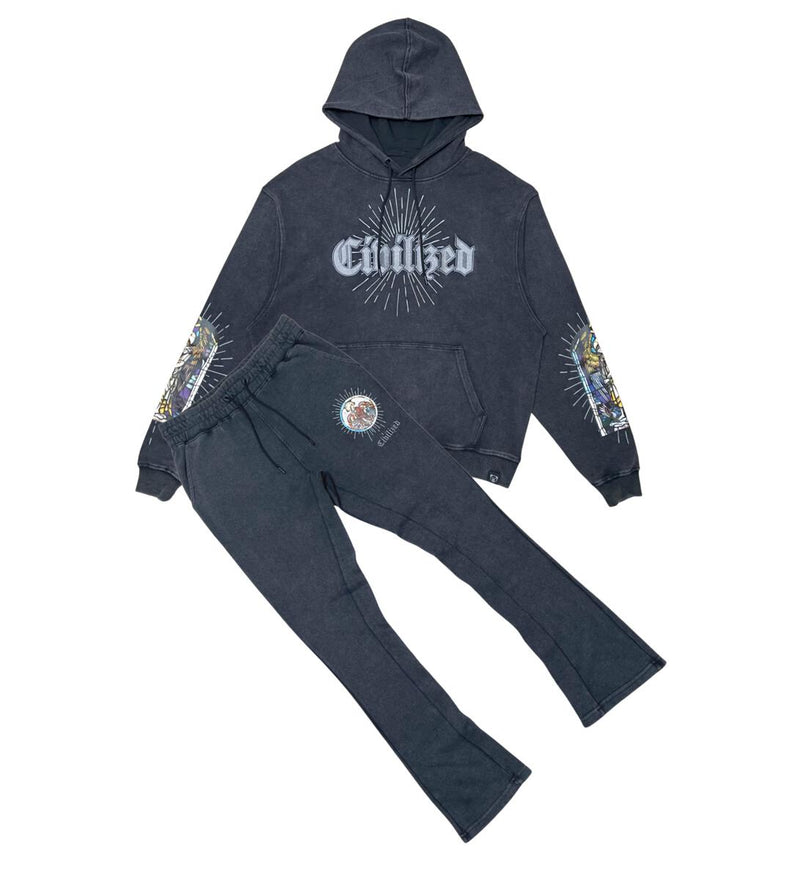 Civilized 'Holy Angels' Stack Joggers