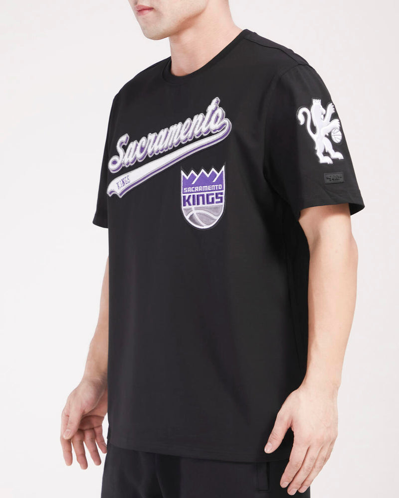 Sacramento Kings Script Tail T-Shirt - Fresh N Fitted Inc