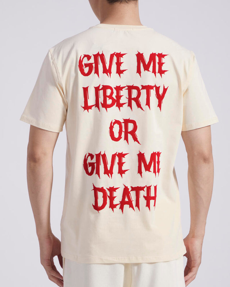 Eternity 'Dead Playground Liberty' T-Shirt (Egg Shell) E1134501 - FRESH N FITTED-2 INC