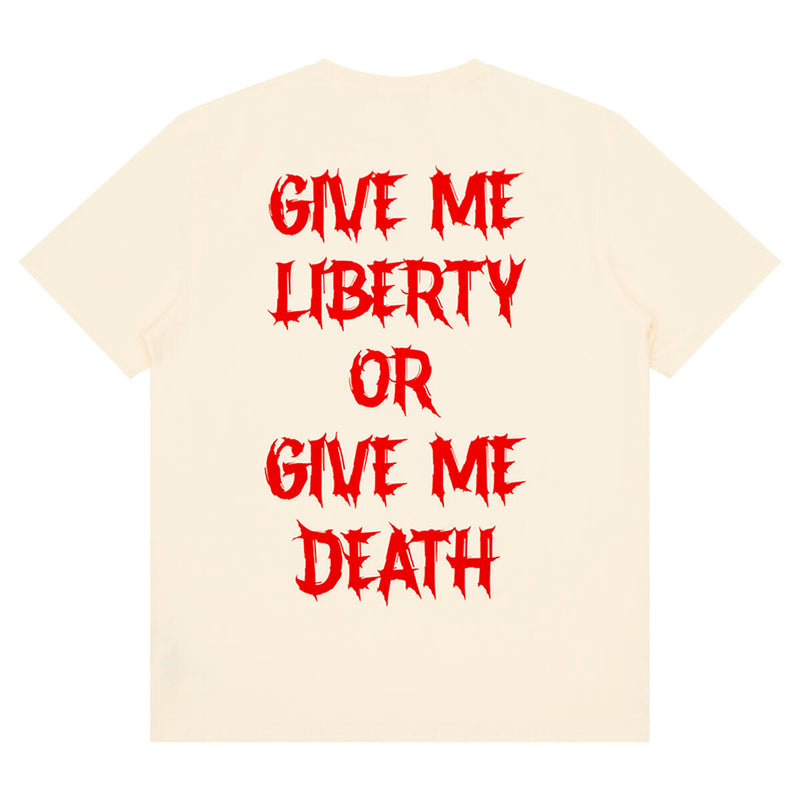 Eternity 'Dead Playground Liberty' T-Shirt (Egg Shell) E1134501 - FRESH N FITTED-2 INC