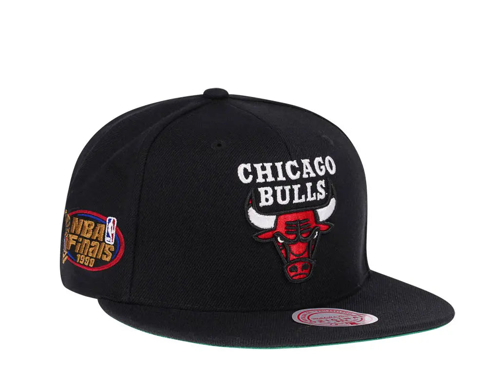 Baseball Shirt NBA Chicago Bulls Mitchell & Ness Black