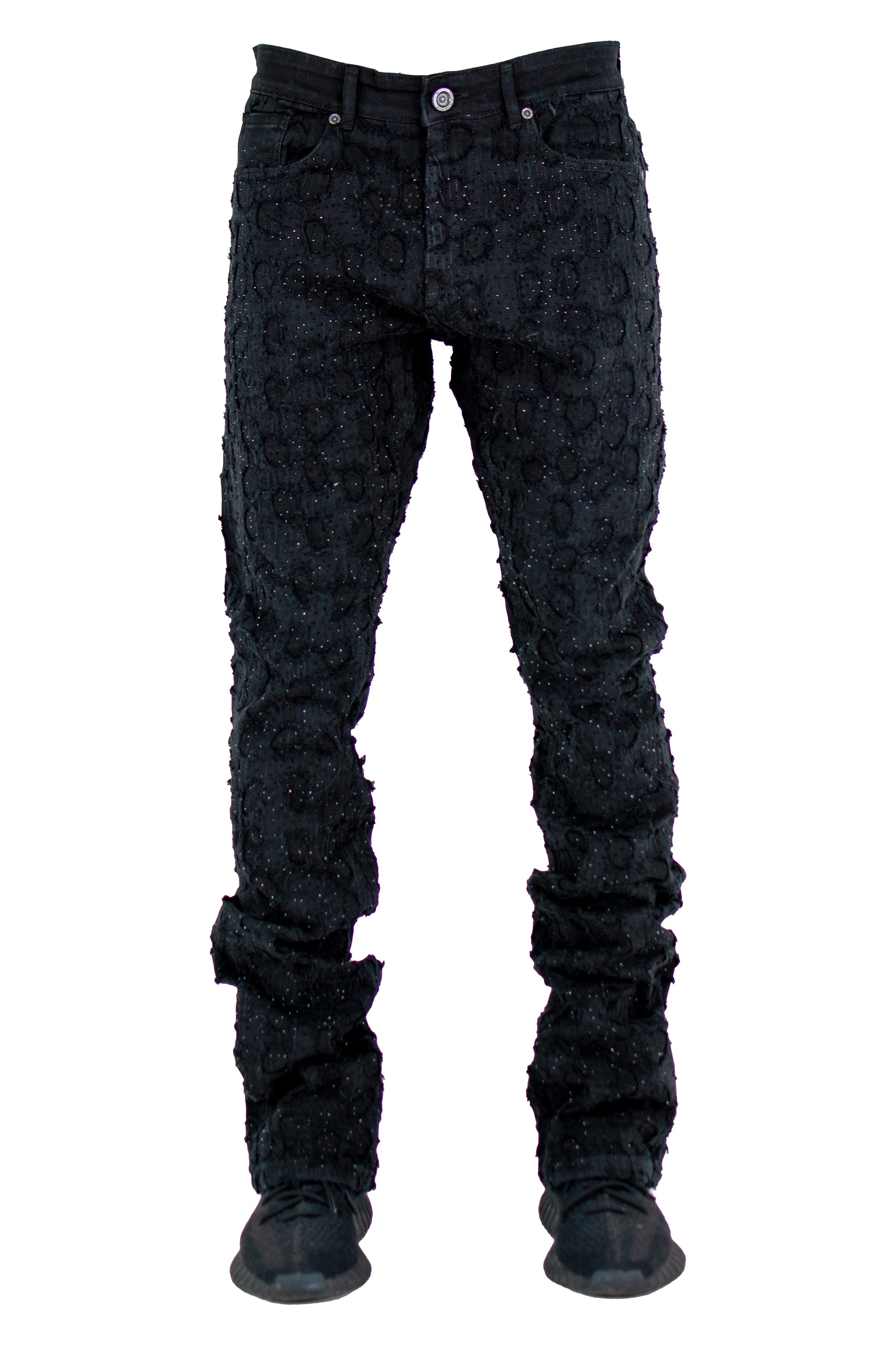 Peter Do】Damage Denim Black 32 - パンツ