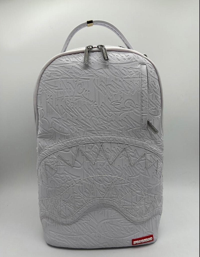 SPRAYGROUND 'White Scribble (DLXV)' Backpack - Fresh N Fitted Inc