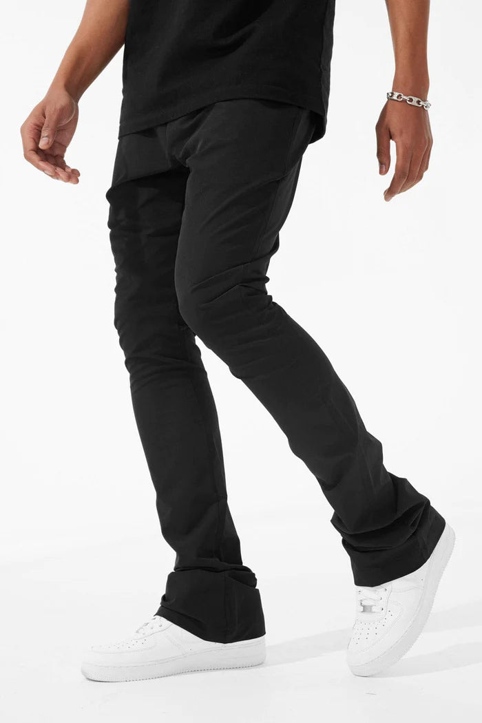 Jordan Craig - Bali Lightweight Stacked Pants (Black) 8831L - Fresh N Fitted Inc