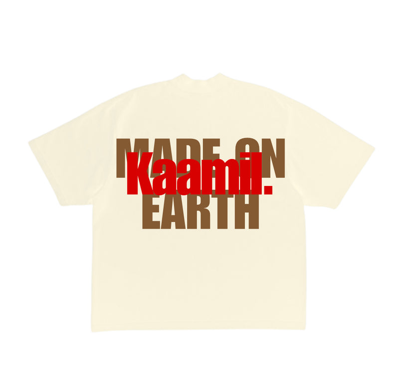 KML ‘SCRIPT’ T-Shirt (Bone) - Fresh N Fitted Inc 2