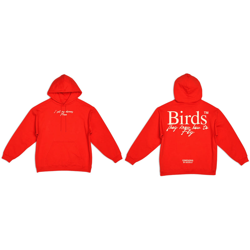 Birds "Set My Demons Free" Hi-Res Heavyweight Sweatshirt - Fresh N Fitted Inc