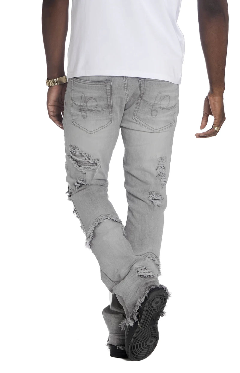 Frost Originals 'Rogue' Stacked Denim (Grey) F1788 - Fresh N Fitted Inc