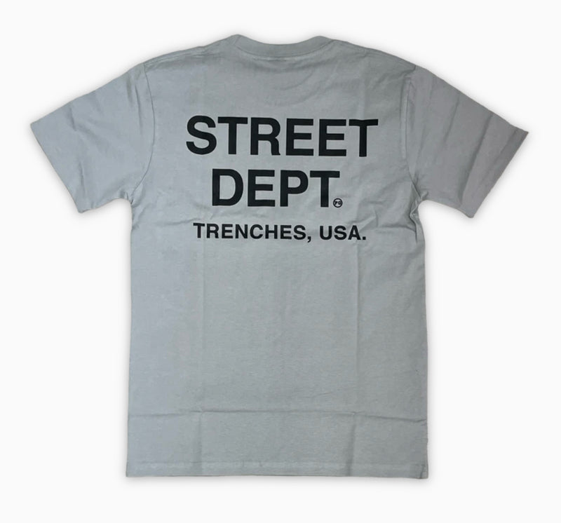 PG Apparel 'Street Dept' T-Shirt (Storm Grey) STDPT100 - Fresh N Fitted Inc