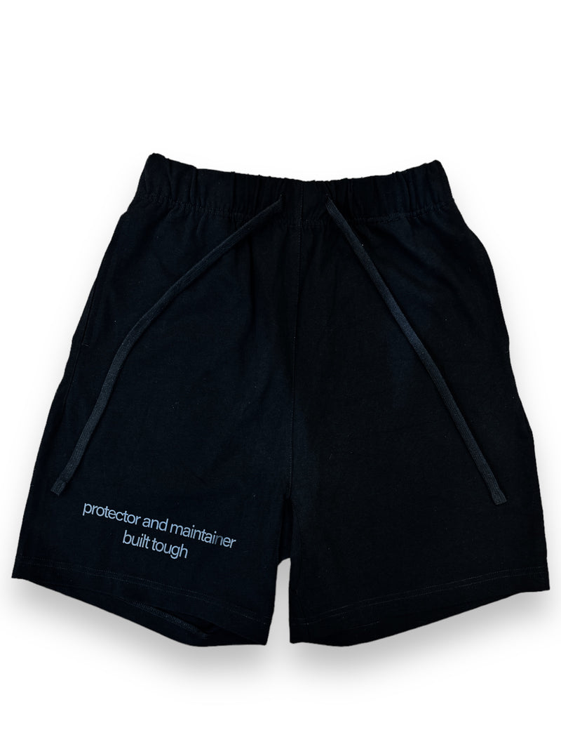 Protector and Maintainer 'Built Tough' Shorts (Black) - FRESH N FITTED-2 INC