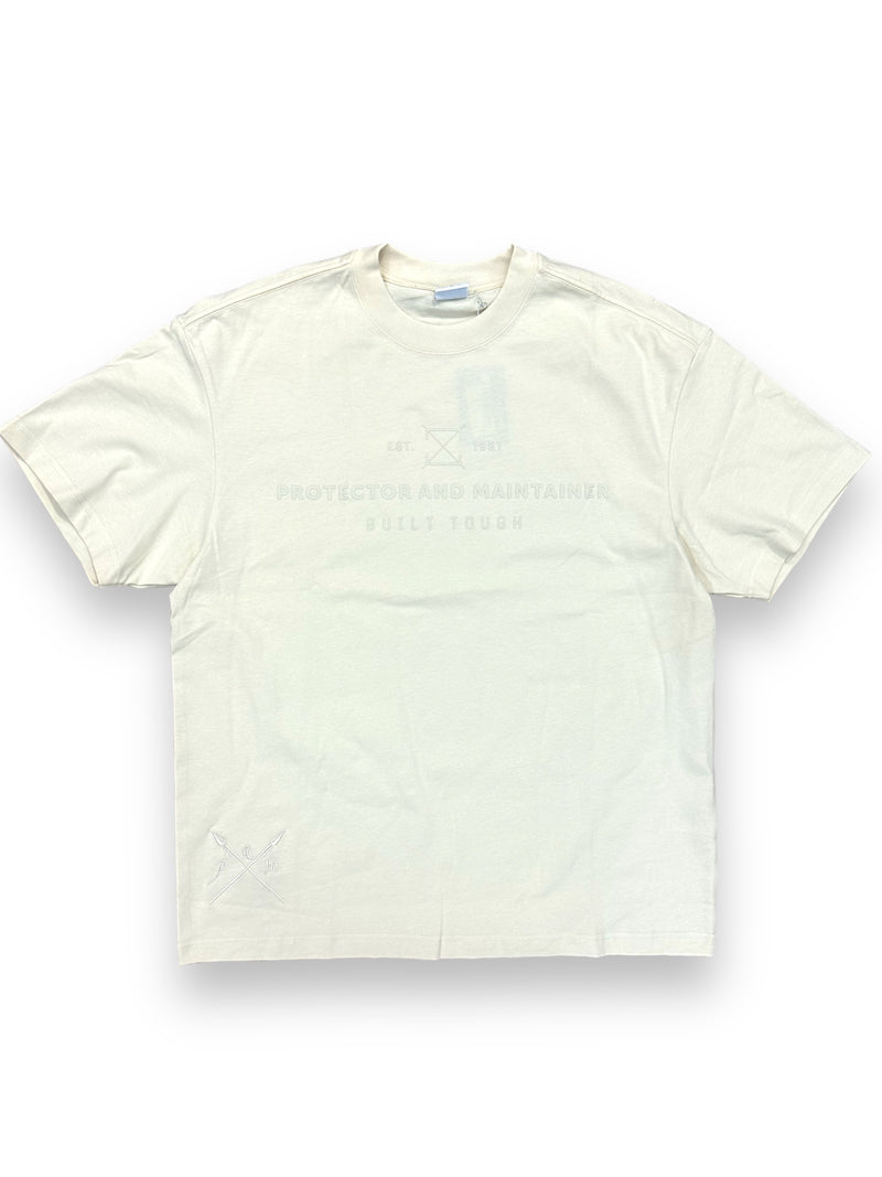 Protector and Maintainer 'Built Tough' T-Shirt (Cream) - FRESH N FITTED-2 INC