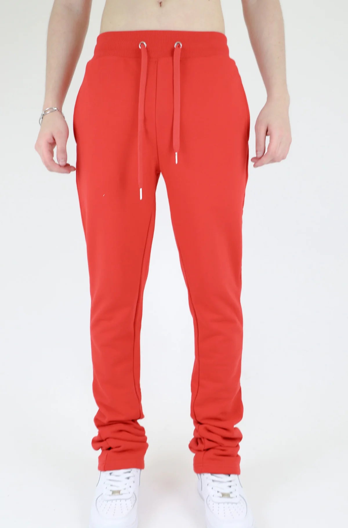 Armor Jeans Stacked Fleece Pants(Red) FRESH N FITTED