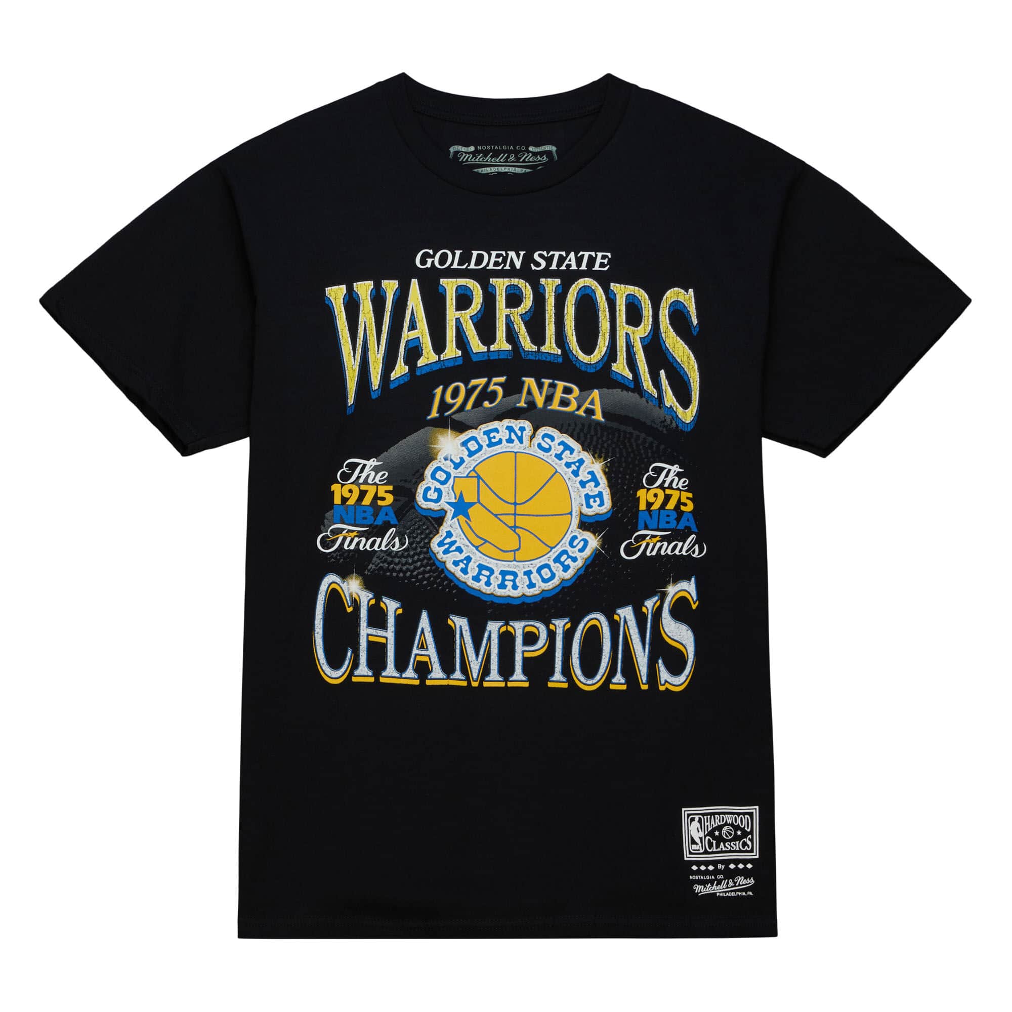 Mitchell & Ness 'NBA Championship Era Golden State Warriors' T-Shirt  (Black) BMTR6307