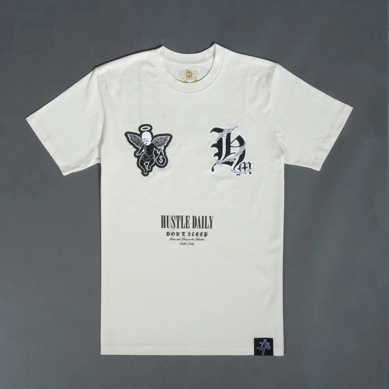 Hasta Muerte 'Barbed Wire HM' T-Shirt (Natural) - Fresh N Fitted Inc