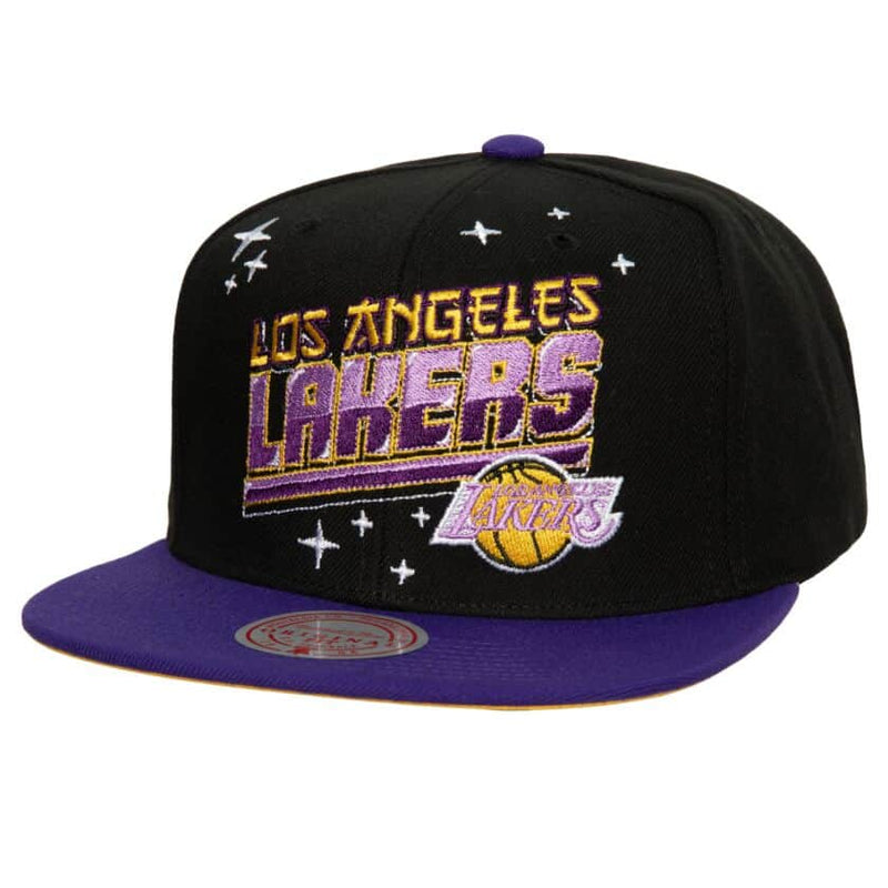 Mitchell & Ness NBA 'Anime' Lakers SnapBack (Black) HHSS5472 - Fresh N Fitted Inc
