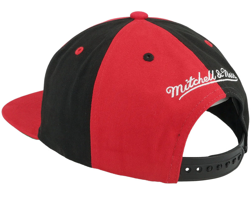 Mitchell & Ness 'Chicago Bulls' NBA PinWheel Of Fortune Snap Back (Red/Black) LD21172 - Fresh N Fitted Inc