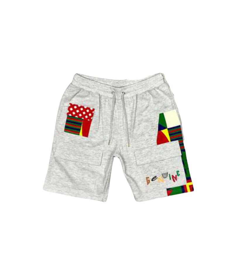 Genuine 'Hustler' Shorts (H.Grey) GN1540 - Fresh N Fitted Inc
