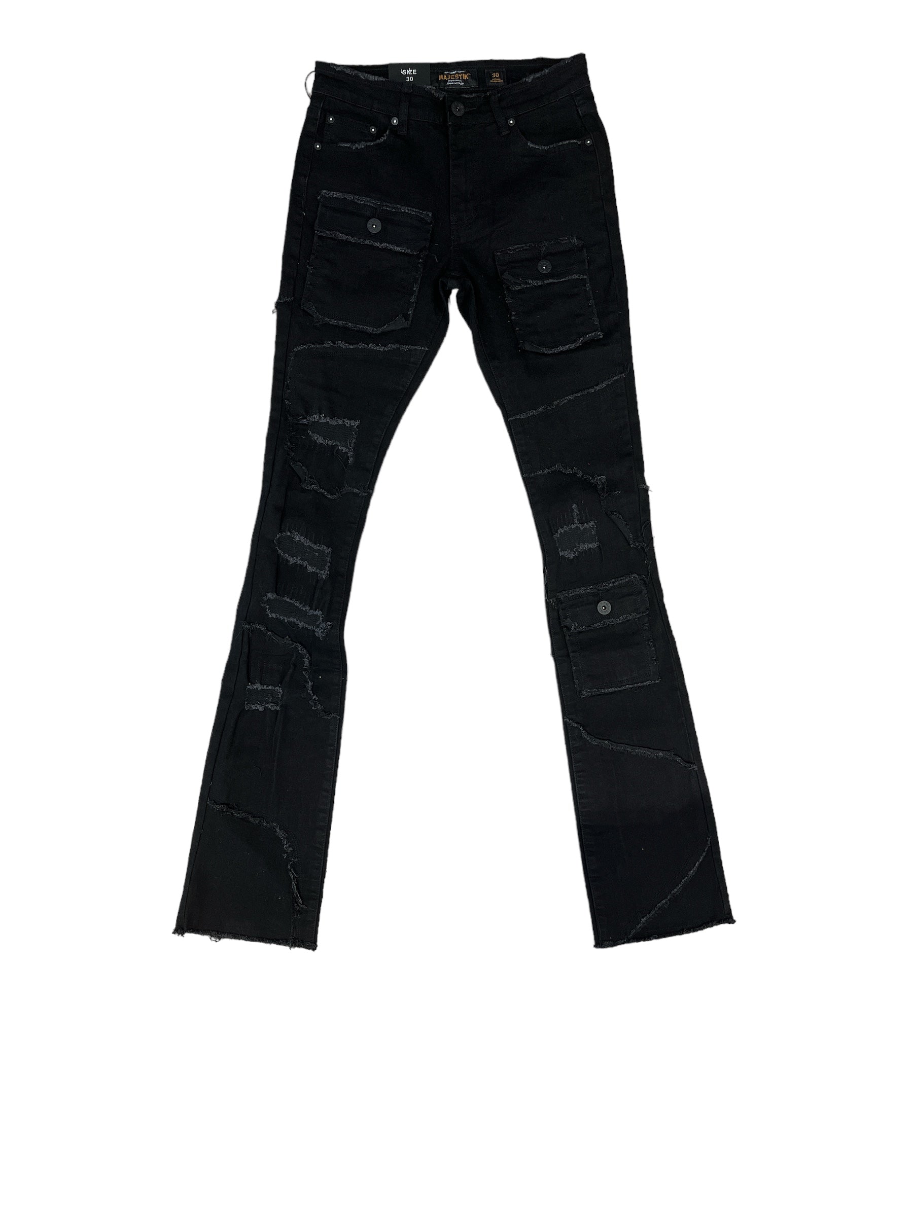 Buy Frayed Super Stacked Jean Men's Jeans & Pants from Majestik