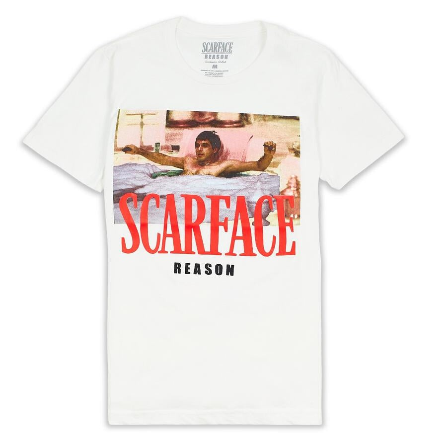 NEW Reason X Scarface Tony Montana Graphic Long Sleeve Hoodie outlet Sweater Medium