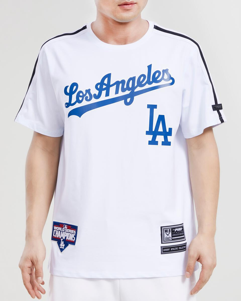 AUTOGRAPHED LA Dodgers T Shirt Size Kids Large L White Promo Tee Los  Angeles