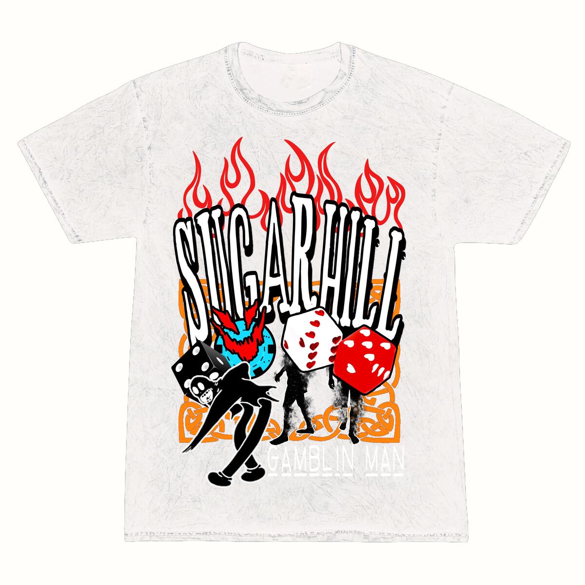 Sugarhill 'Love Gamble' T-Shirt (White) SH22-HOL-42