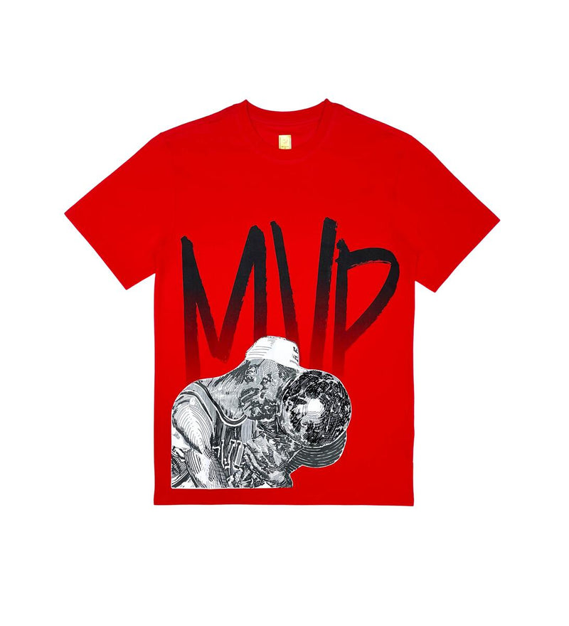 Bricks & Butter 'Championship MVP' Tee (Red) BB725 - Fresh N Fitted Inc