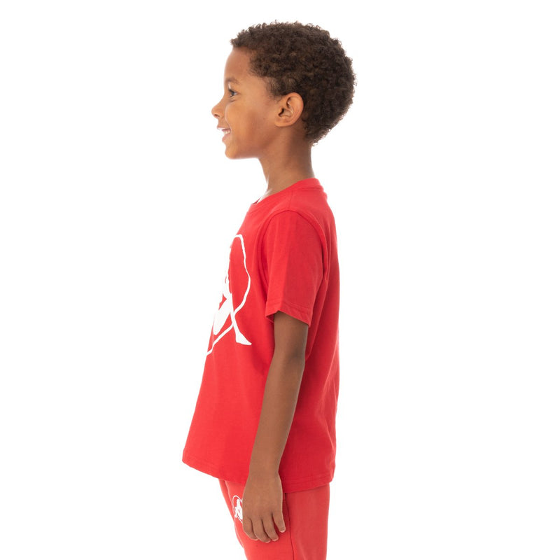 Kappa Kids 'Authentic Love Zielona' T-Shirt (Red) 311H1YW - Fresh N Fitted Inc