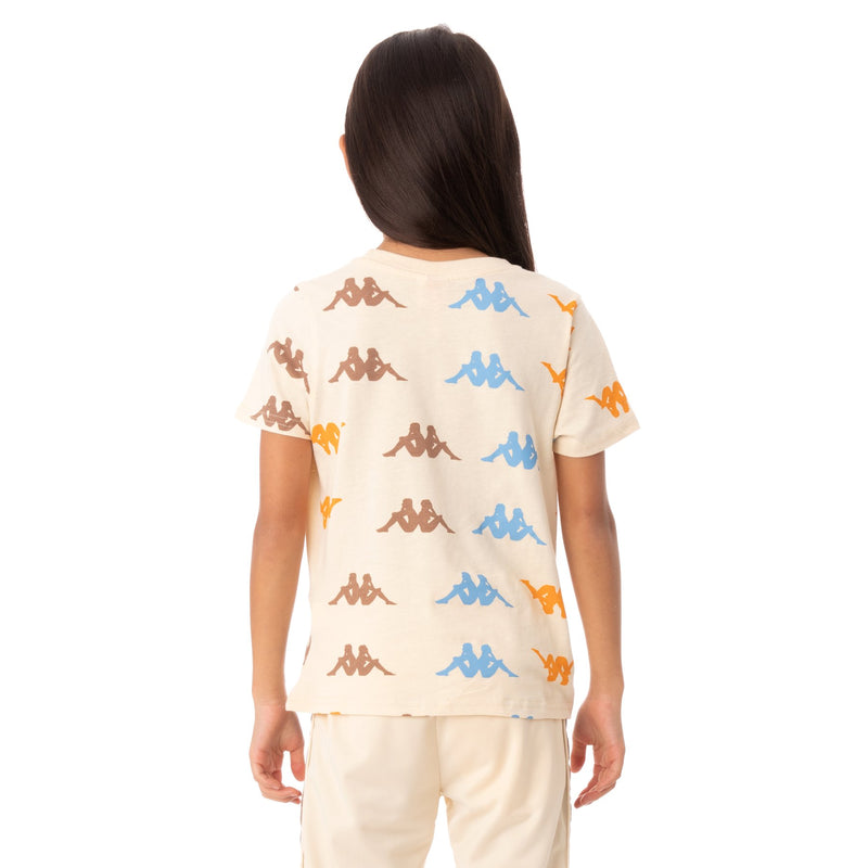 Kappa Kids 'Authentic Stavoren' T-Shirt (Beige) 33167LW - Fresh N Fitted Inc