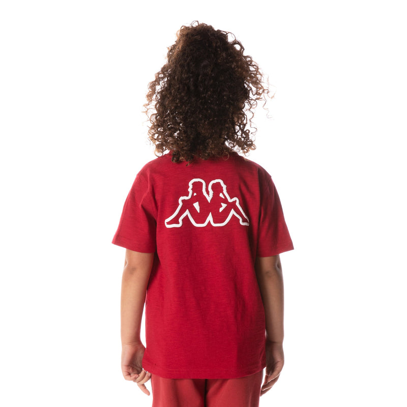 Kappa Kids 'Logo Cabal Boy' T-Shirt (Red) 37153LW - Fresh N Fitted Inc