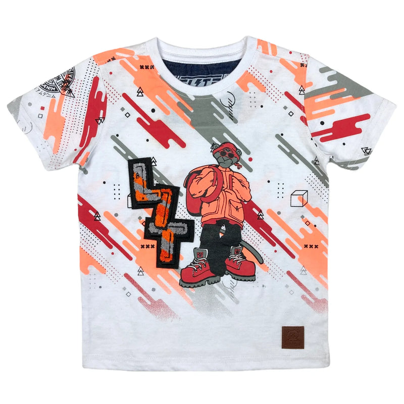 Elite Denim Kids 'Lit Orange' T-Shirt (Orange) 4167-JR - Fresh N Fitted Inc