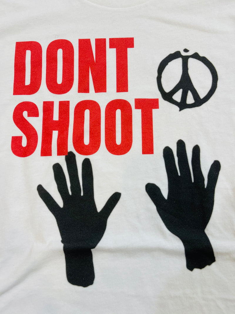 'Don't Shoot' T-Shirt (White) - Fresh N Fitted Inc
