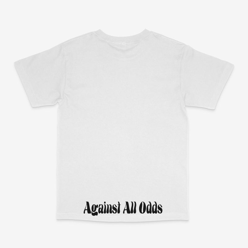 Against All Odds 'Emotions' Tee In (White) - Fresh N Fitted Inc