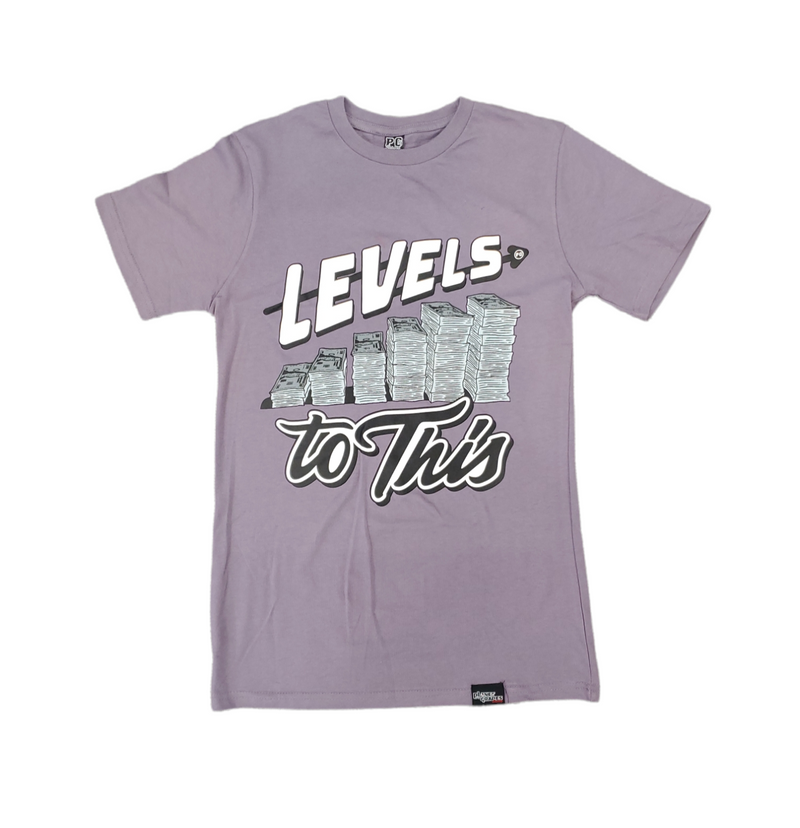 PG Apparel 'Levels' T-Shirt (Lavender) LEV100 - Fresh N Fitted Inc