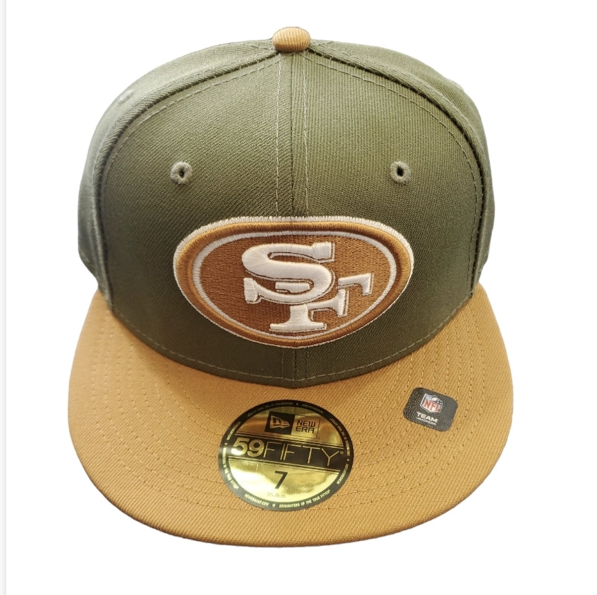 San Francisco 49ers PINK-BOTTOM Black Fitted Hat by New Era