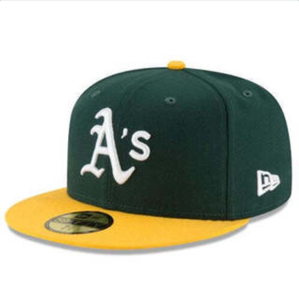 NEW ERA “YELLOW CAB” SF OAKLAND A'S FITTED HAT – So Fresh Clothing