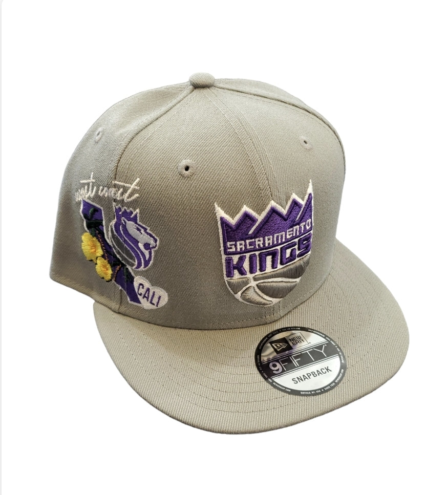 kromme toenemen Schrikken NEW ERA 'Sacramento Kings Icon' 9Fifty Snap Back Hat (Grey)
