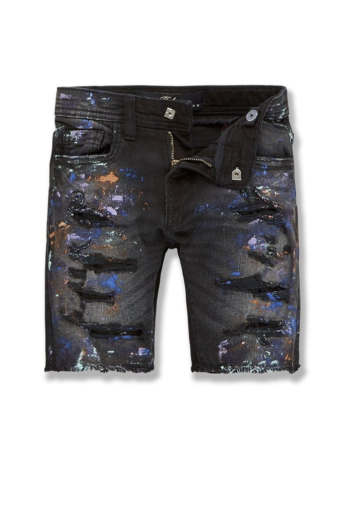 Jordan Craig Kids Vengeance Denim Shorts Dark Raven J3176SK FRESH N FITTED