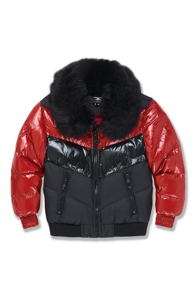 Jordan Craig Kids 'Sugarhill' Puffer Jacket (Crimson) 91548K/B - Fresh N Fitted Inc