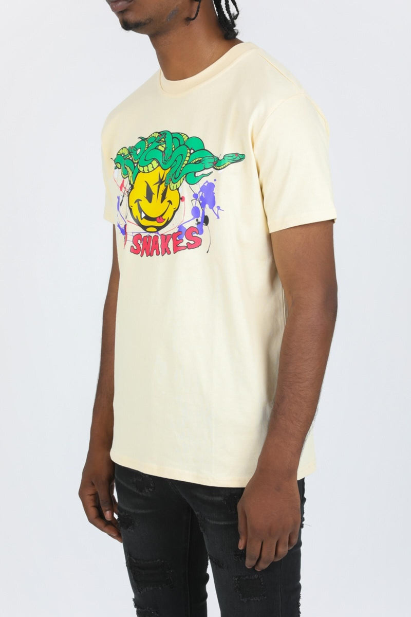 GFTD 'No Snakes' T-Shirt (Beige) - Fresh N Fitted Inc