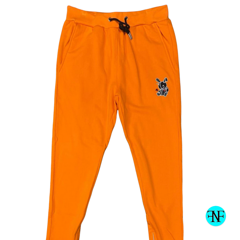 BKYS Kids 'Lucky Charm' Sweat Pants (Orange) P380B/T - Fresh N Fitted Inc