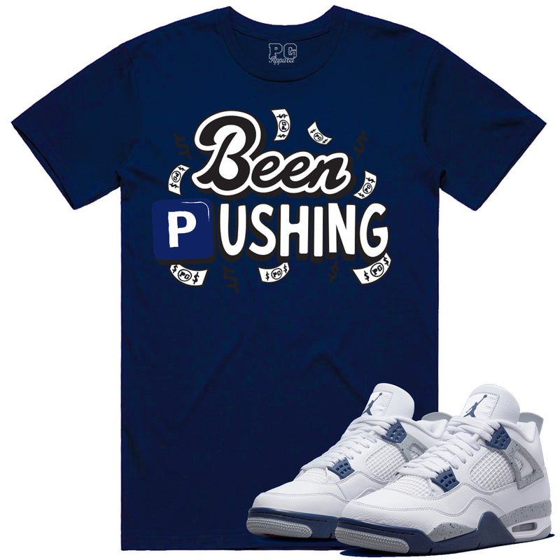 PG Apparel 'Been Pushing' T-Shirt (Navy) BP100 - Fresh N Fitted Inc