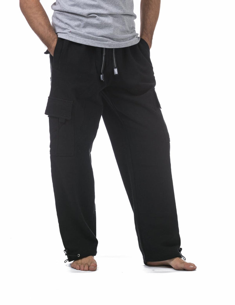 Pro Club Heavyweight Fleece Cargo Pants (Black) 162BLK