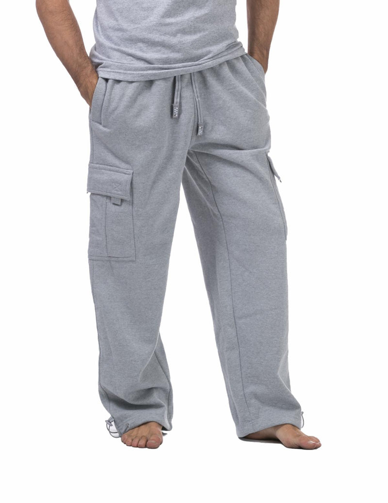 Pro Club Heavyweight Fleece Cargo Pants (Heather Grey) 162HGY