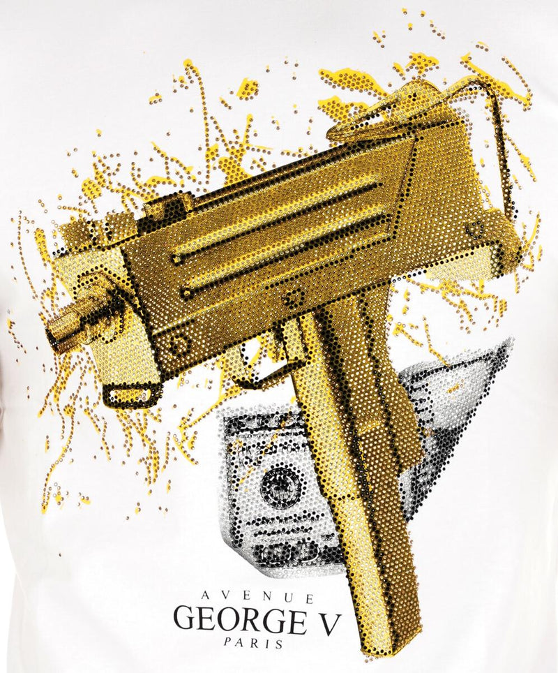 George V 'Uzi' Tee (White) GV2067 - Fresh N Fitted Inc